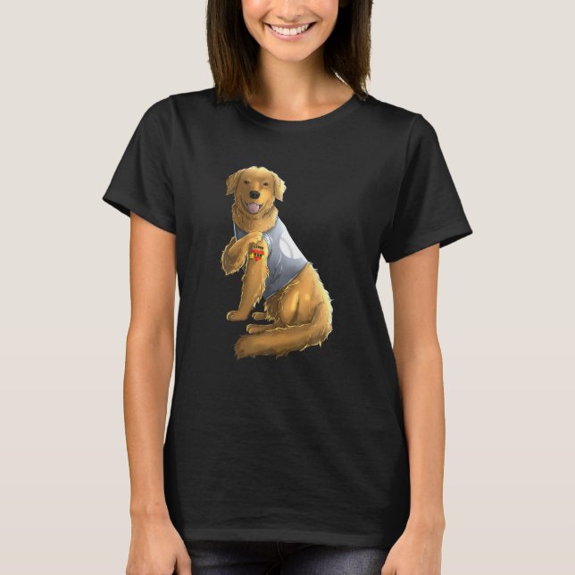 Camiseta Amo a mamá Tattoo Dog's (Anverso)