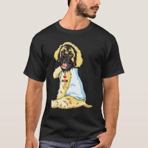 Camiseta Amo a mamá Tattoo Leonberger Día de la Madre Perro