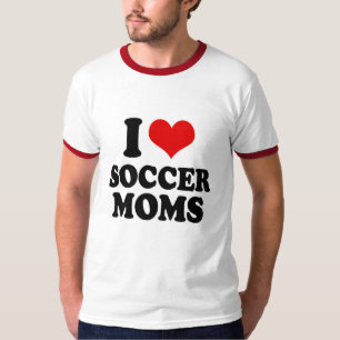 Camiseta Amo a mamáes del fútbol del amor
