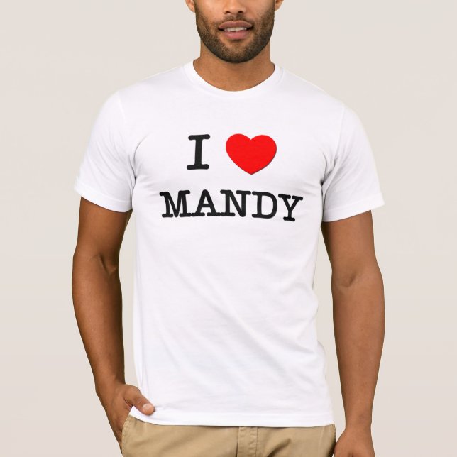Camiseta Amo a Mandy (Anverso)