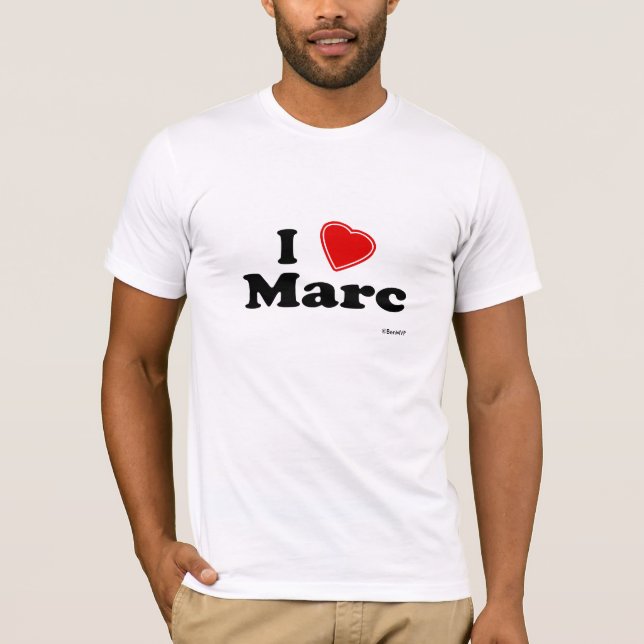 Camiseta Amo a Marc (Anverso)