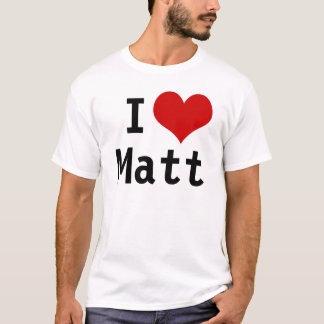 Camiseta Amo a Matt
