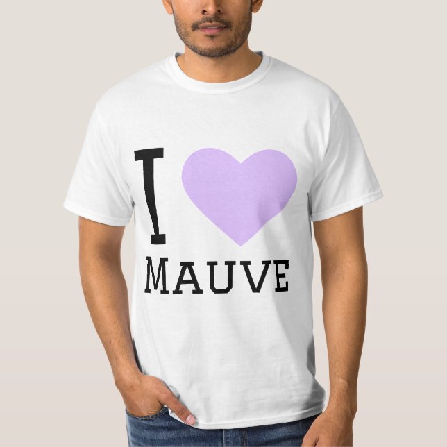 Camiseta Amo a mauve (Anverso)