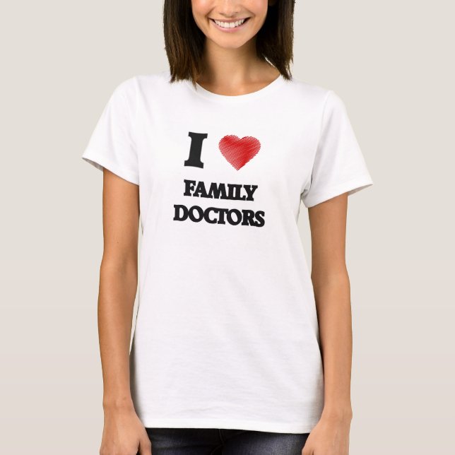 Camiseta Amo a médicos de cabecera (Anverso)