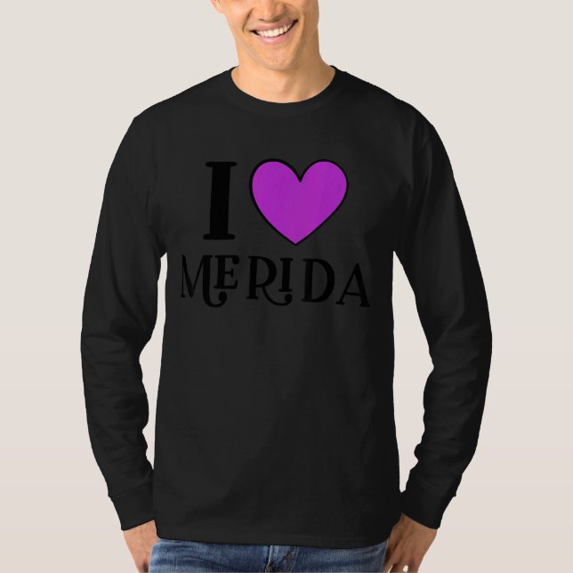 Camiseta Amo a Mérida México Vacaciones 2 (Anverso)