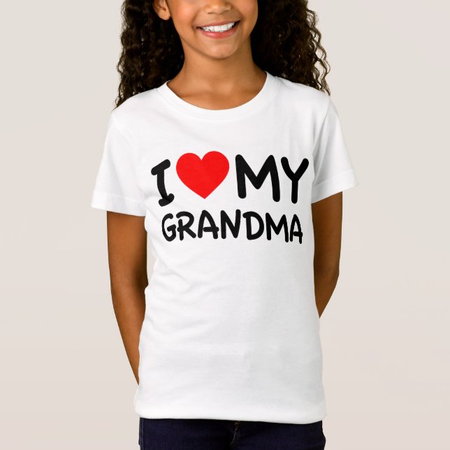 Camiseta Amo a mi abuela (Anverso)