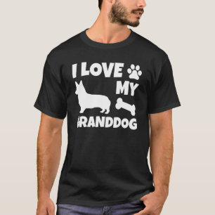 Camiseta Amo a mi abuela abuelo Corgi Granddog D