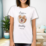Camiseta Amo a mi abuela Mascota personalizada foto de abue<br><div class="desc">¡Amo A Mi Abuelo! ... Sorprende a tu abuela Perra favorita este Día de la Madre, a tus Navidades o a su cumpleaños con esta camiseta de fotos de un mascota super lindo personalizado. ¡Regale un regalo perfecto a tus padres y abuelos de tus perros con esta graciosa camisa de...</div>