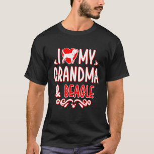 Camiseta Amo A Mi Abuela Y A Beagle
