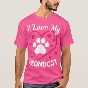 Camiseta Amo a mi abuelo - Abuela del abuelo del gato