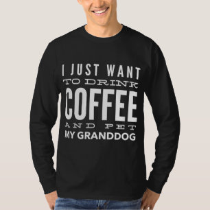 Camiseta Amo A Mi Abuelo Beber Café