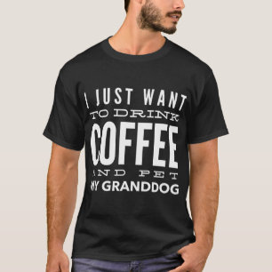 Camiseta Amo A Mi Abuelo Beber Café