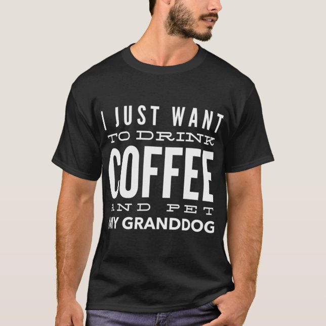 Camiseta Amo A Mi Abuelo Beber Café (Anverso)