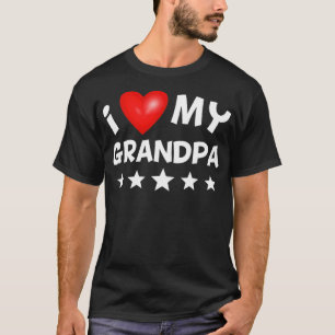 Camiseta Amo a mi abuelo geek de granja de animales