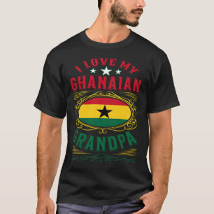 Camiseta Amo a mi abuelo ghanés