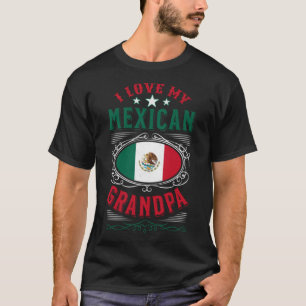 Camiseta Amo a mi abuelo mexicano