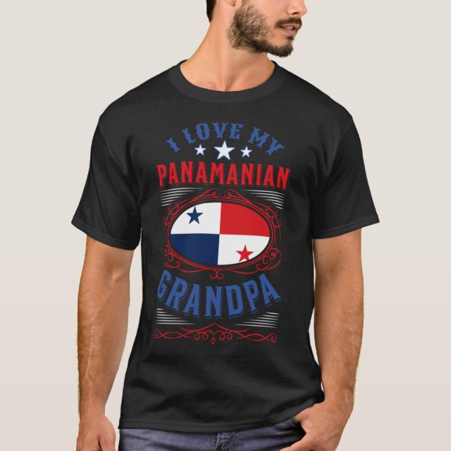 Camiseta Amo a mi abuelo panameño (Anverso)
