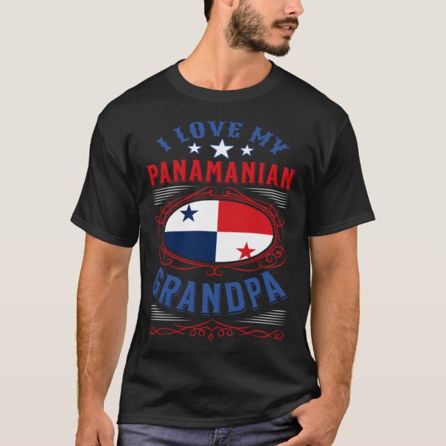 Camiseta Amo a mi abuelo panameño (Anverso)