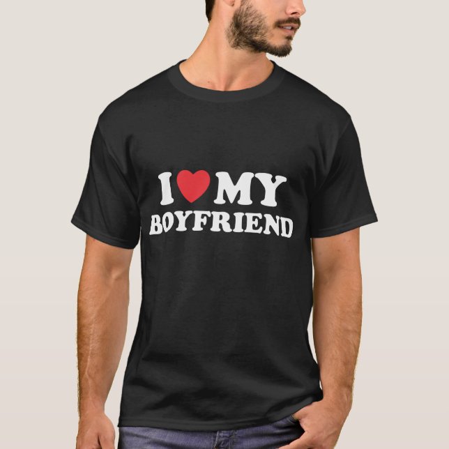 Camiseta Amo A Mi Actriz Novia Novia Funny Noyfriend (Anverso)
