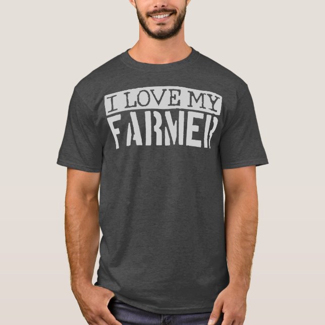 Camiseta Amo a mi agricultor (Anverso)