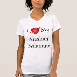 Camiseta Amo a mi Alaskan Malamute 2