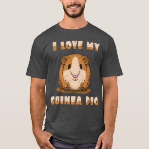 Camiseta Amo a mi amante de la cita de conejillos de Indias
