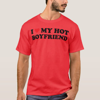 Camiseta Amo a mi amigo novio caliente
