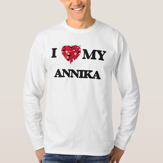 Camiseta Amo a mi Annika (Anverso)