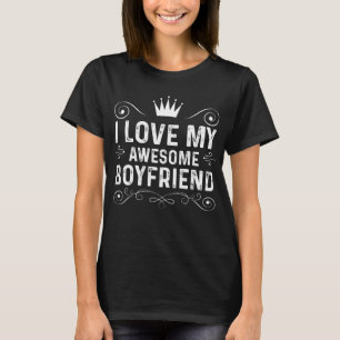 Camiseta Amo A Mi Awesome Boyfriend