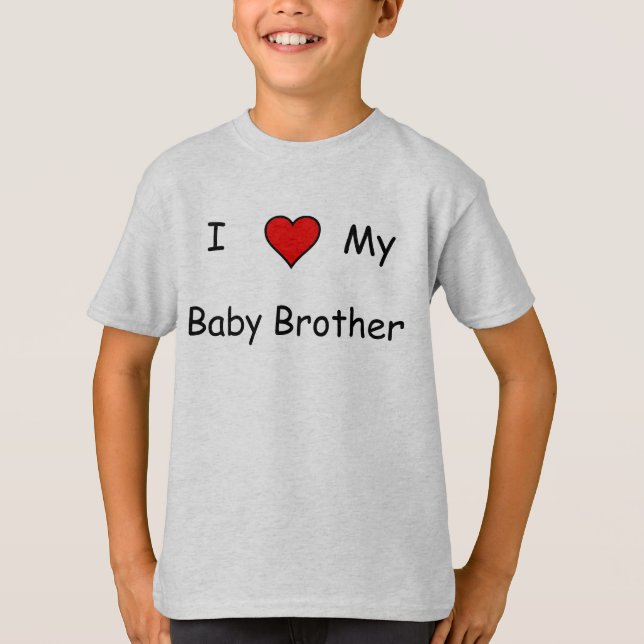 Camiseta Amo a mi bebé Brother (Anverso)