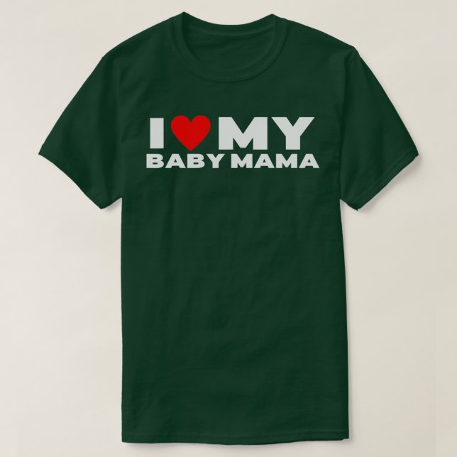 Camiseta Amo a mi bebé mamá Funny Baby Momma (Diseño del anverso)