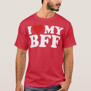 Camiseta Amo A Mi BFF Bestie Mejor Amigo