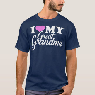 Camiseta Amo a mi bisabuela