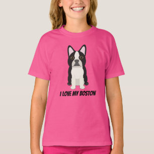 Camiseta Amo a mi Boston Terrier