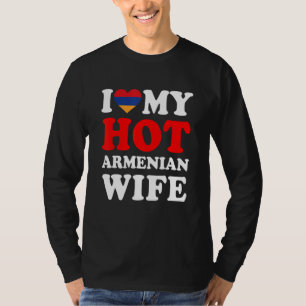 Camiseta Amo a mi caliente esposa armenia regalo divertido