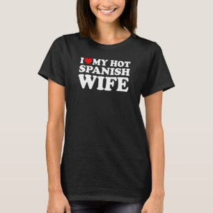 Camiseta Amo a mi caliente esposa española
