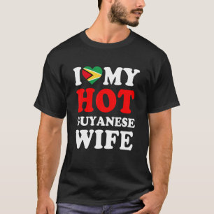 Camiseta Amo a mi caliente esposa guyanesa regalo divertido