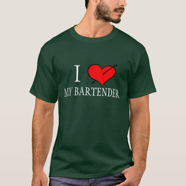Camiseta Amo a mi camarero (Anverso)
