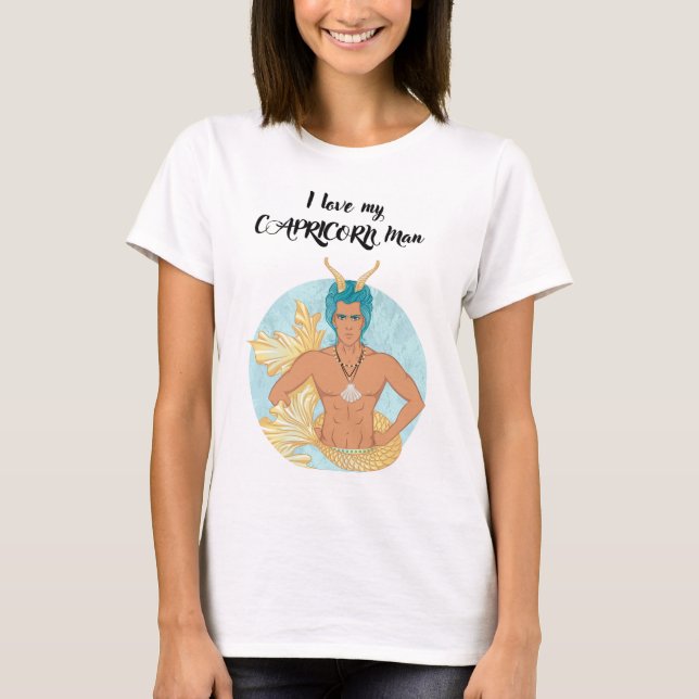 Camiseta Amo A Mi Capricornio (Anverso)