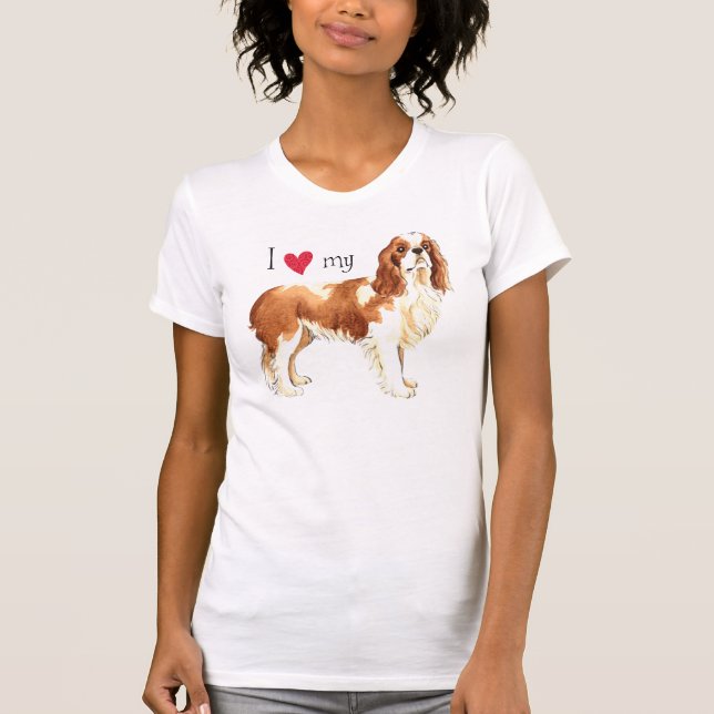 Camiseta Amo a mi Cavalier (Anverso)