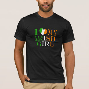 Camiseta Amo a mi Chica irlandés