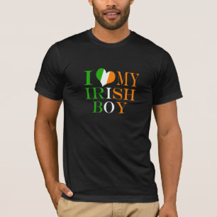 Camiseta Amo a mi chico irlandés