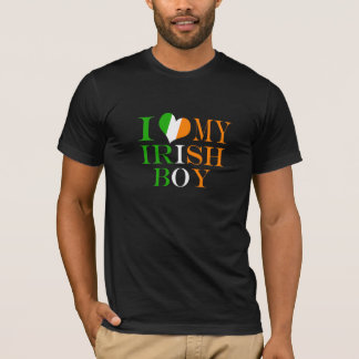 Camiseta Amo a mi chico irlandés