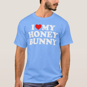 Camiseta Amo a mi conejito de miel Diseño divertido amigo v