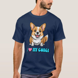 Camiseta Amo a mi Corgi