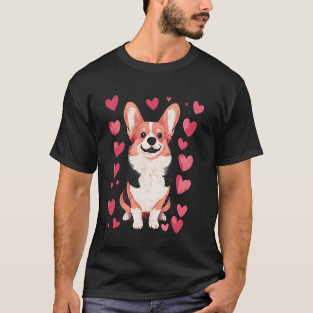 Camiseta Amo a mi Corgi (Anverso)