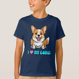 Camiseta Amo a mi Corgi