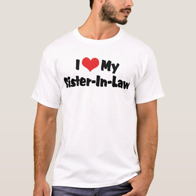 Camiseta Amo a mi cuñada (Anverso)
