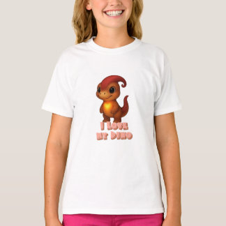 Camiseta Amo a mi Dino Kammli con corazón
