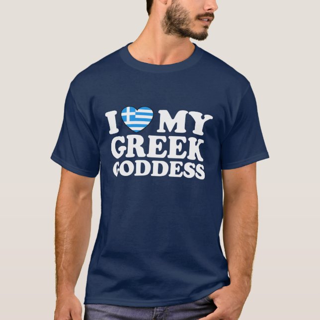 Camiseta Amo a mi diosa griega (Anverso)